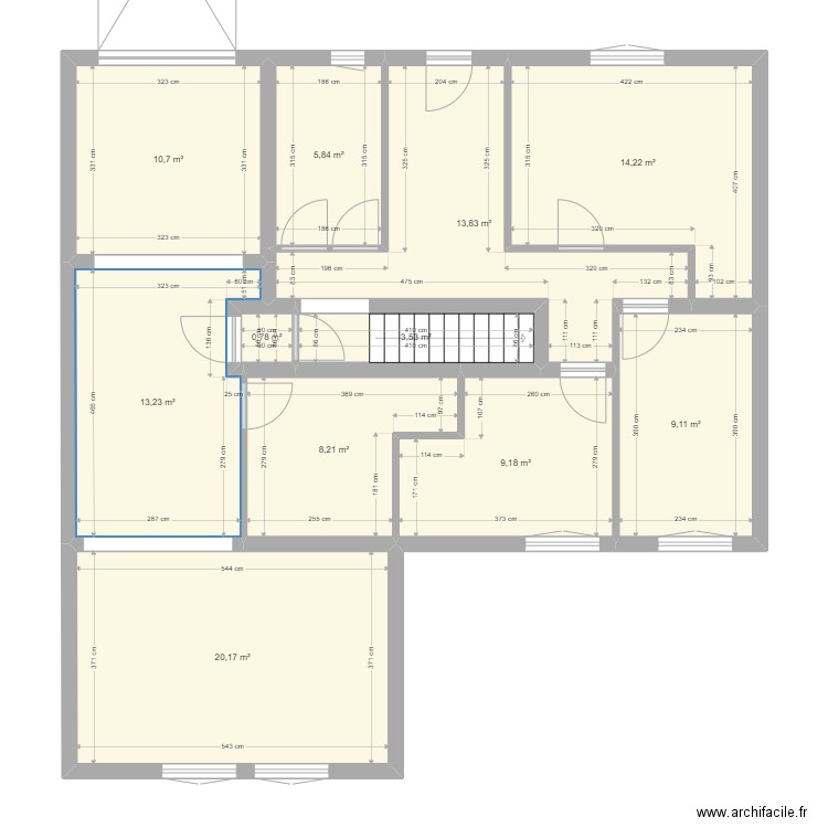 maison st pathus. Plan de 11 pièces et 109 m2