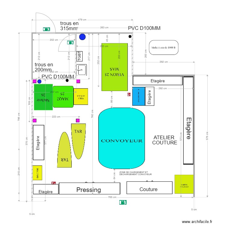 PROJET 10 SUPER U ARRADON. Plan de 0 pièce et 0 m2