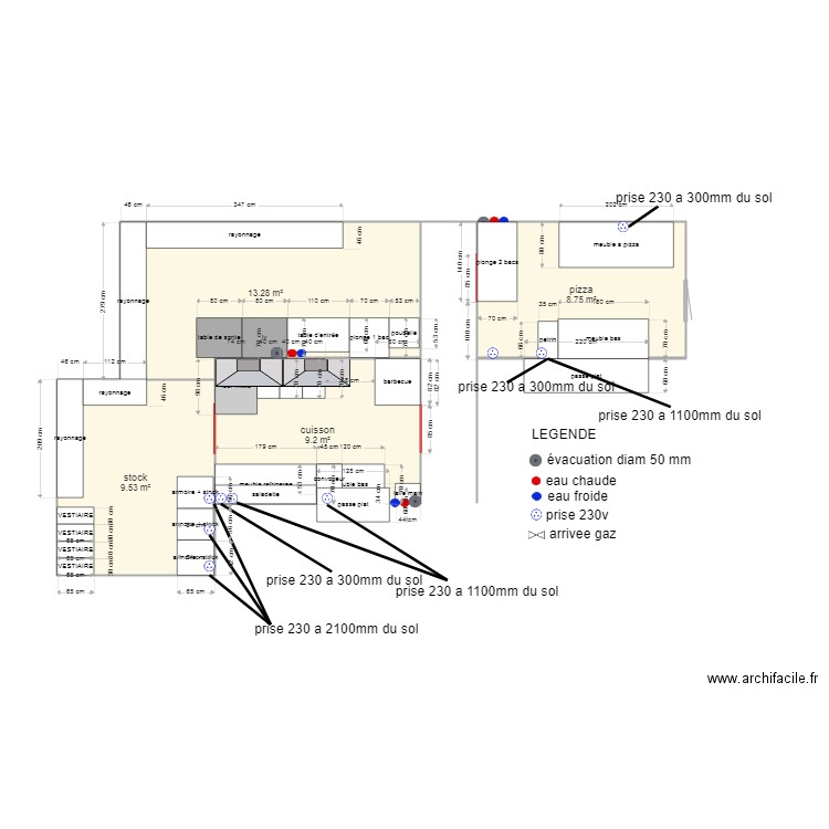 au saveur braise. Plan de 0 pièce et 0 m2