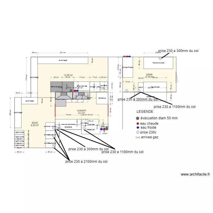 au saveur braise. Plan de 