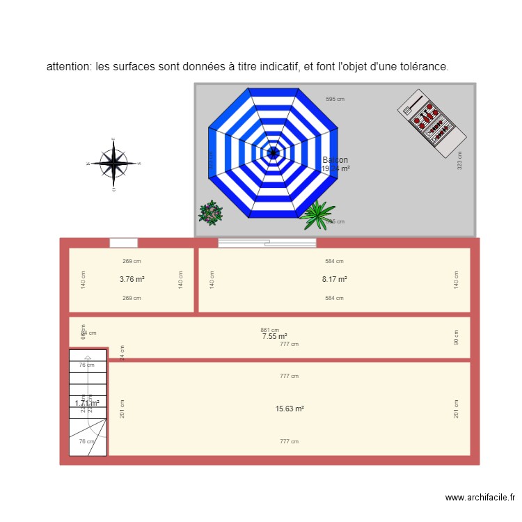 BI 1234. Plan de 0 pièce et 0 m2