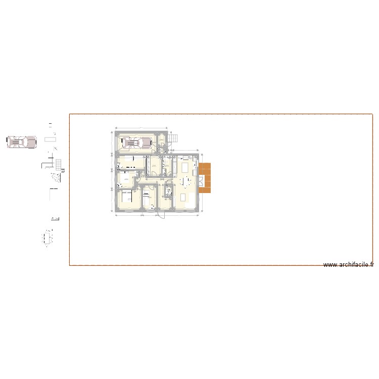1 etaj 2 var. Plan de 0 pièce et 0 m2
