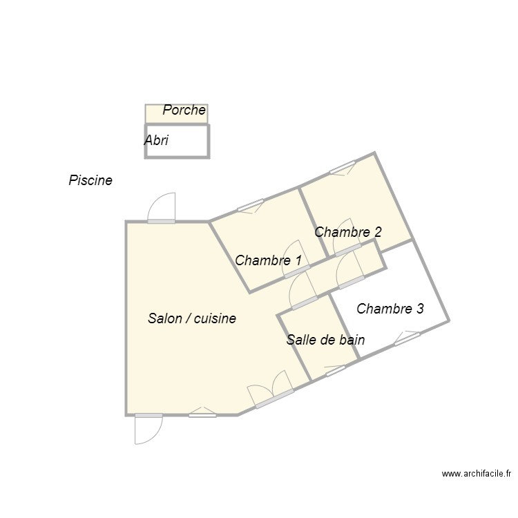 Croquis LABORY. Plan de 0 pièce et 0 m2