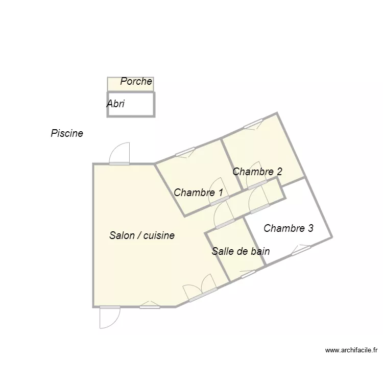 Croquis LABORY. Plan de 