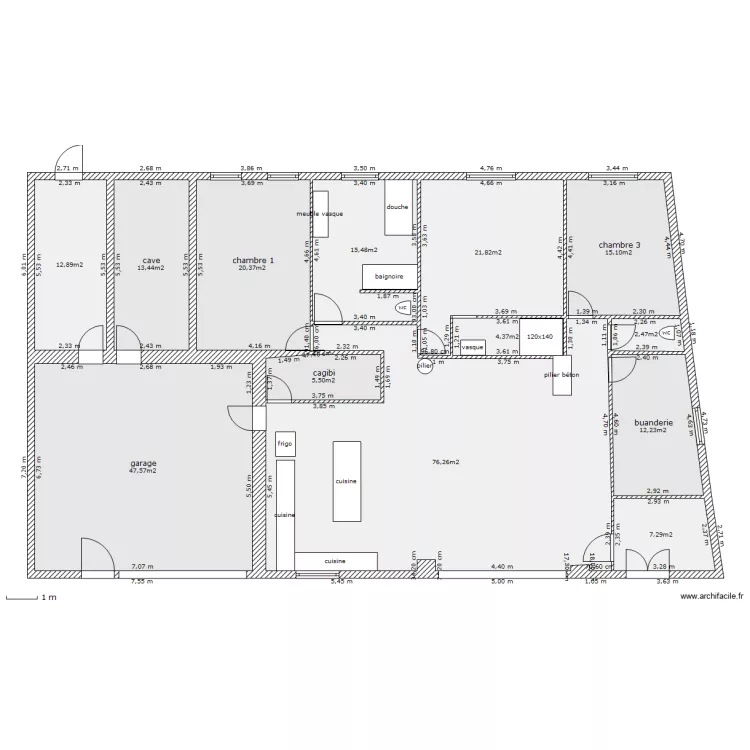 plan Balbronn rdc juillet 20121. Plan de 