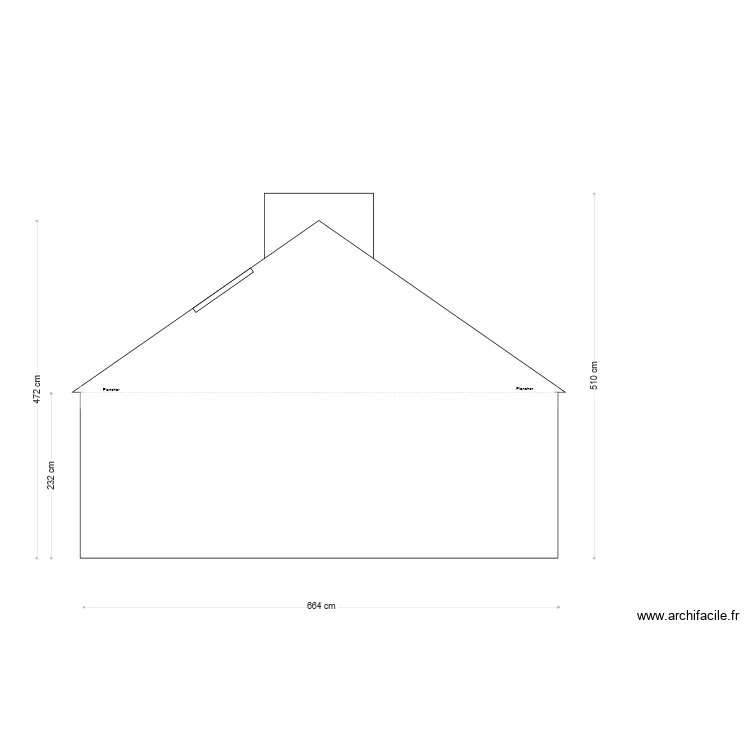 PIGNON DROIT. Plan de 