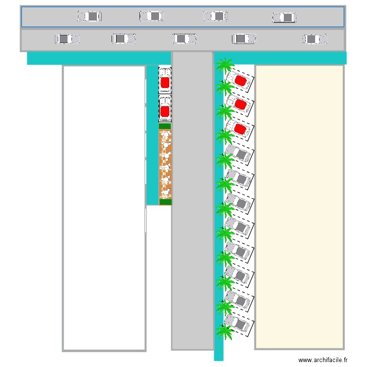 parking projet V3. Plan de 0 pièce et 0 m2