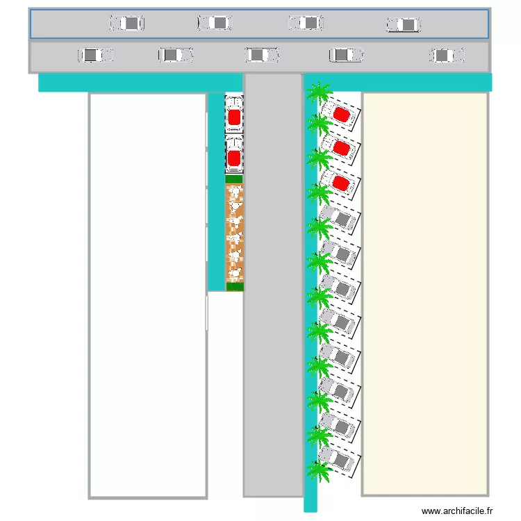 parking projet V3. Plan de 