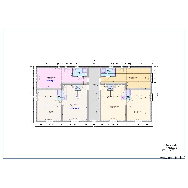 ELEC DAMMARIE 1E. Plan de 0 pièce et 0 m2