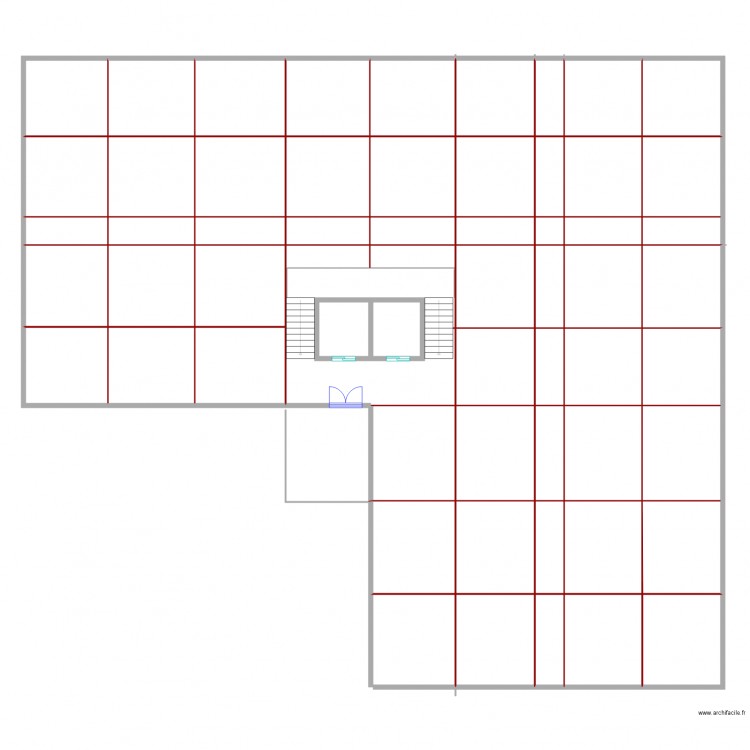 epipode cadrillage. Plan de 0 pièce et 0 m2