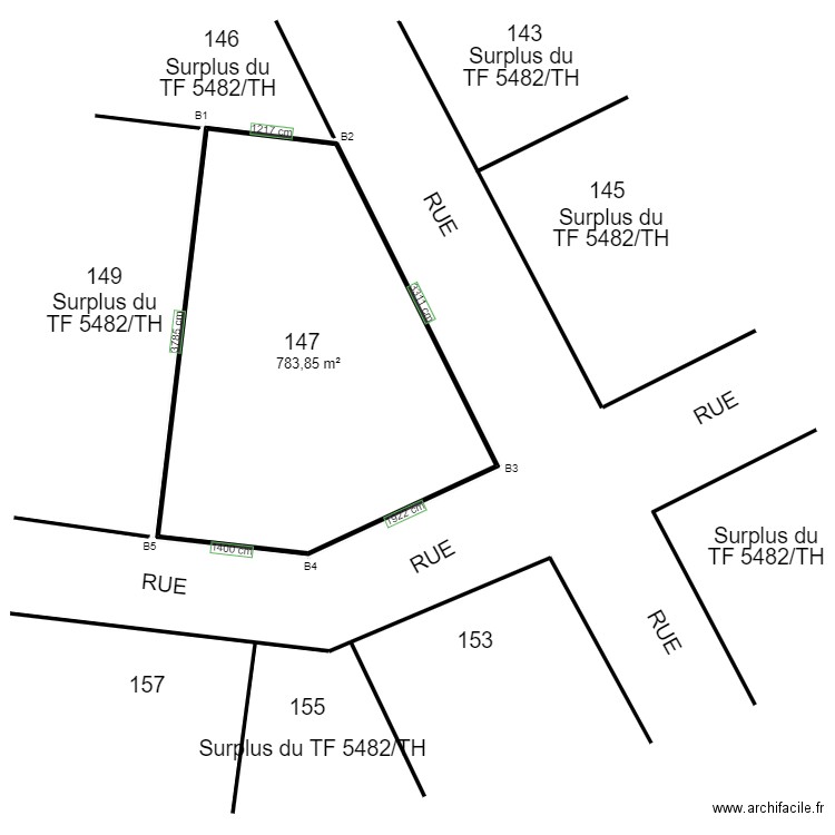 plan de masse ndiandakhoum lot 147. Plan de 0 pièce et 0 m2