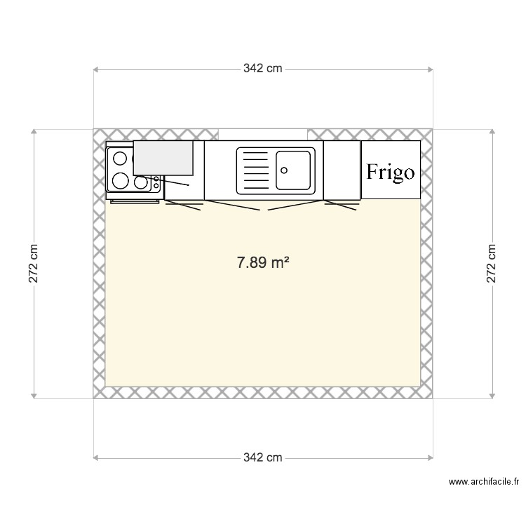 cuisi. Plan de 0 pièce et 0 m2