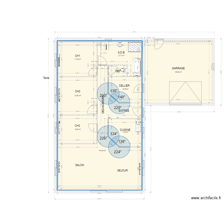 tour du crieu 10. Plan de 10 pièces et 139 m2