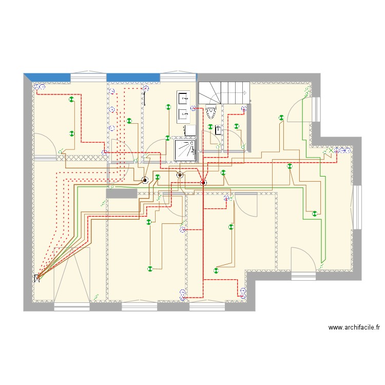 carqueiranne rez de chausse electricité . Plan de 0 pièce et 0 m2