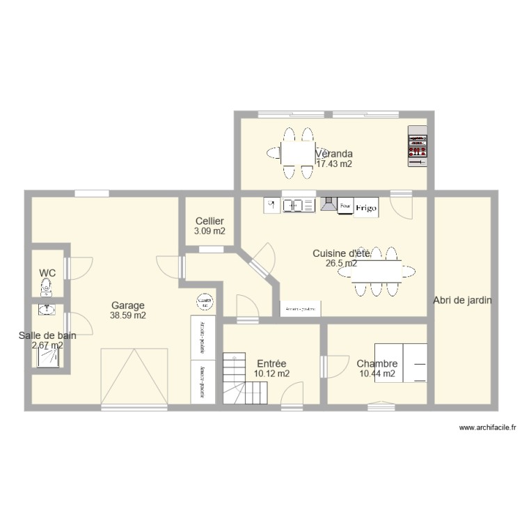 MOUHIB RDC. Plan de 0 pièce et 0 m2