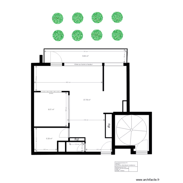 Apt témoin zoning 3. Plan de Apt témoin zoning 3. Plan de