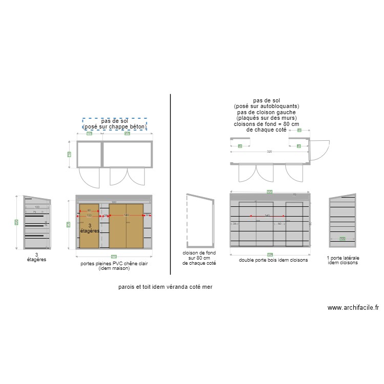 abris outils et meubles jardin 2021 12 04a. Plan de 8 pièces et 20 m2