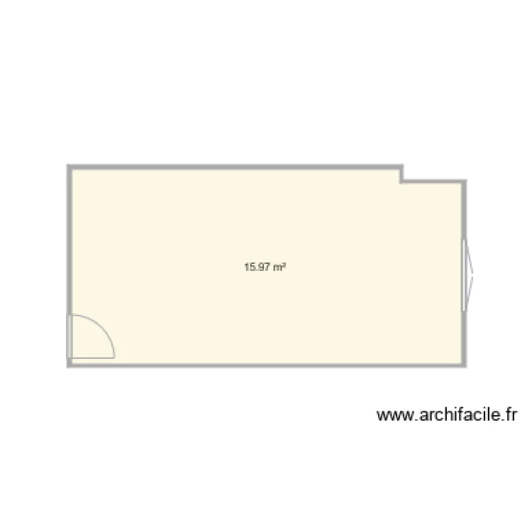 Chambre Parents. Plan de 