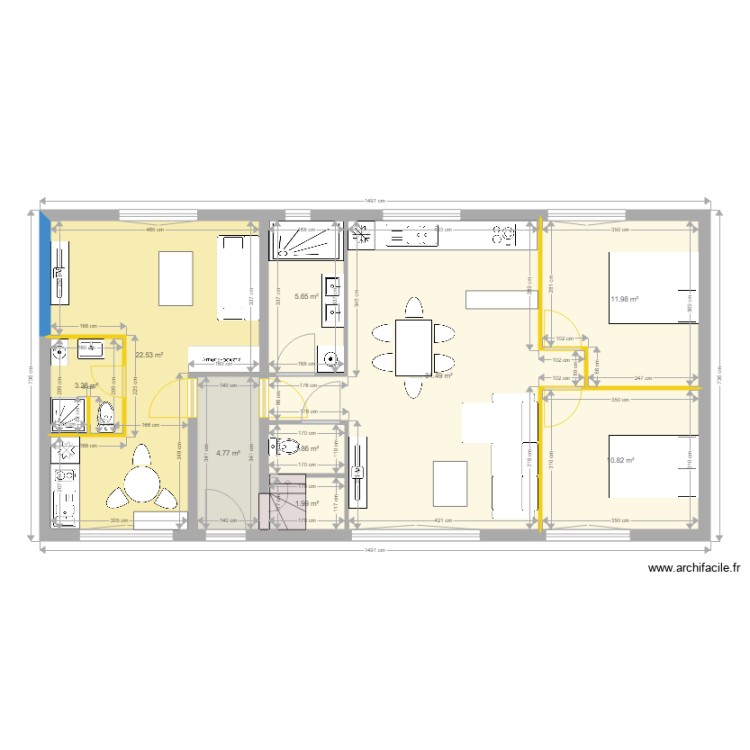 Belleu. Plan de 0 pièce et 0 m2