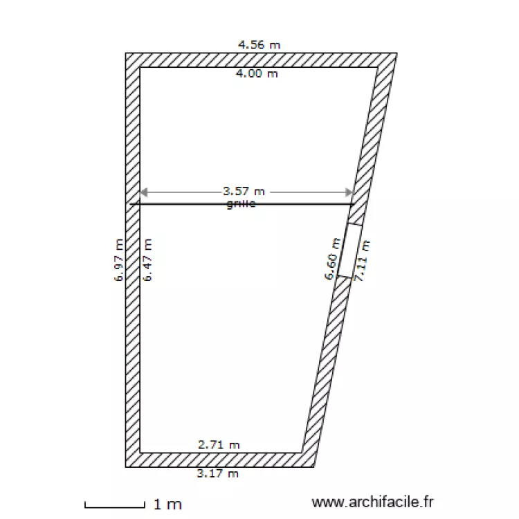 grille middelweg. Plan de 