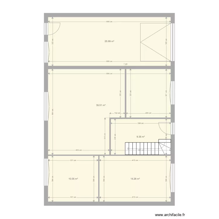 LE HENAFF RDC. Plan de 