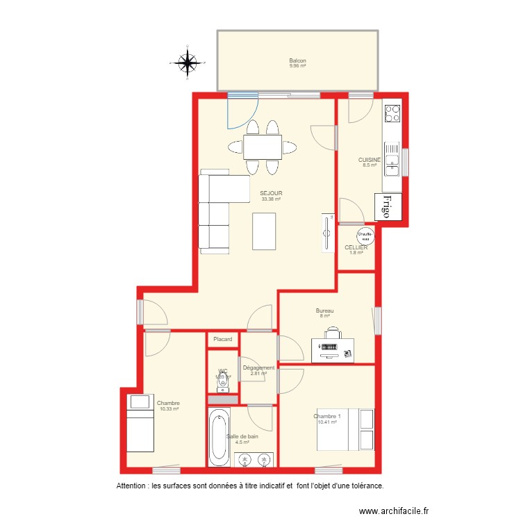 BI 1871 non côté. Plan de 0 pièce et 0 m2