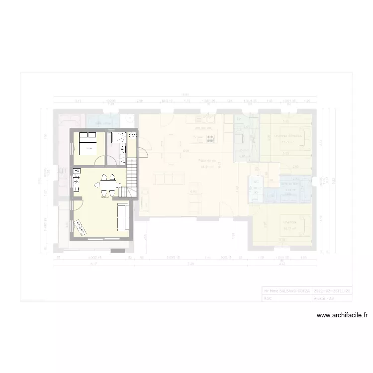 aménagement maison1. Plan de aménagement maison1. Plan de