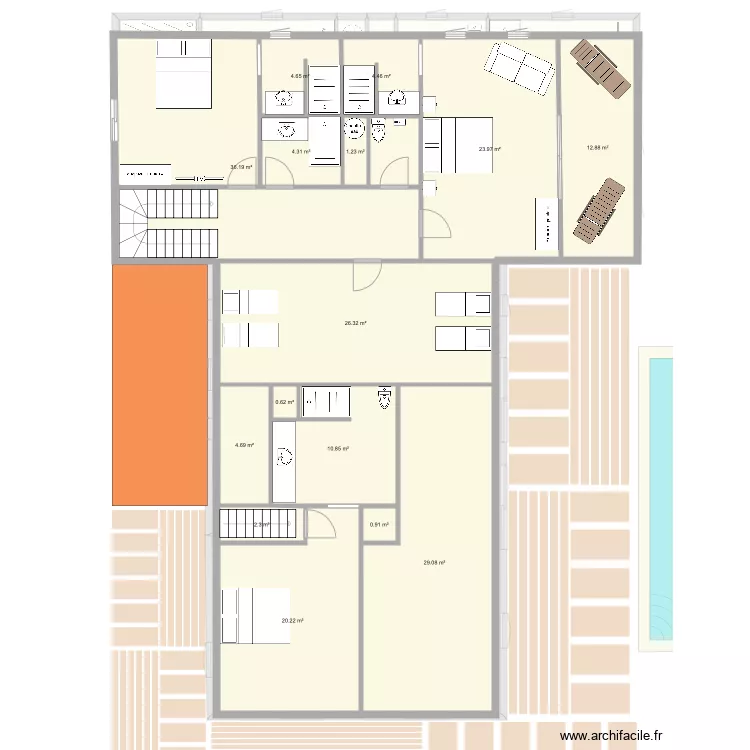 plans d&eacute;finitifs brognon. Plan de 