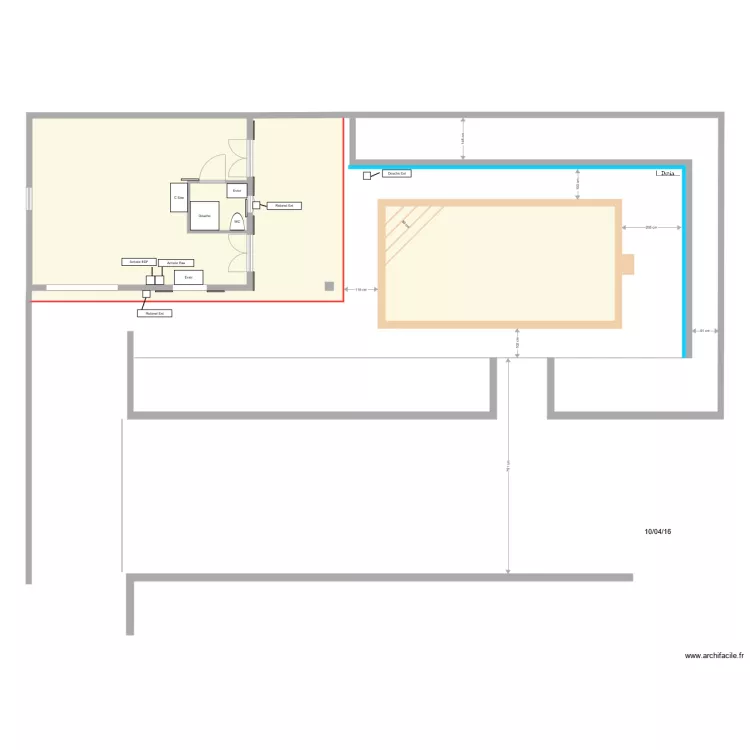 GARAGE INTERIEUR. Plan de 