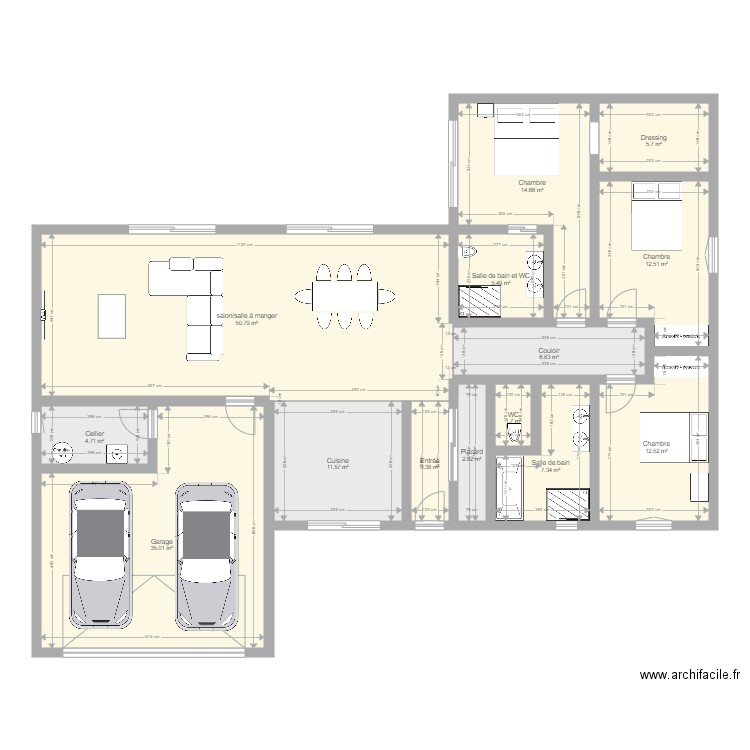 maison 3. Plan de 0 pièce et 0 m2