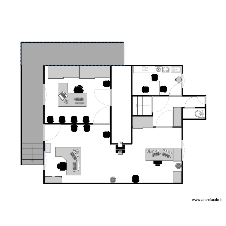 Plan &eacute;tude notariale. Plan de 0 pièce et 0 m2