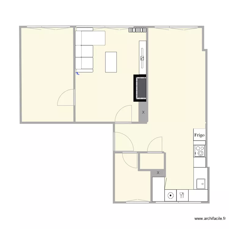 appart. Plan de appart. Plan de