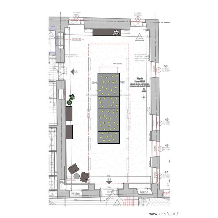 Salle de Cérémonie furniture. Plan de 0 pièce et 0 m2