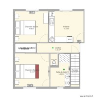 Maison Ussac Chambre parentale V1