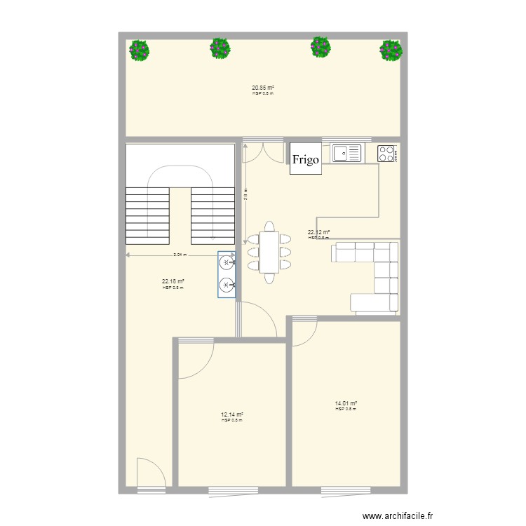 projet arraja. Plan de 0 pièce et 0 m2