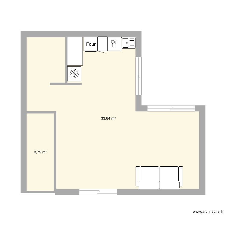 maison B. Plan de 0 pièce et 0 m2