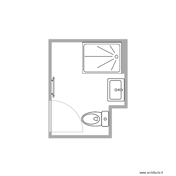 SDB JEHL. Plan de 0 pièce et 0 m2