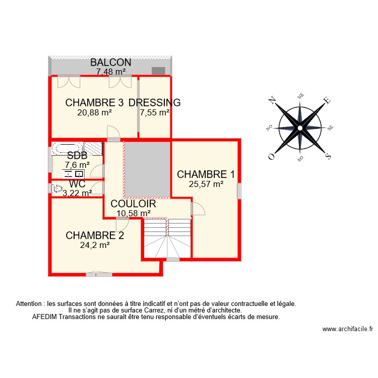 BI 7640 ETAGE . Plan de 0 pièce et 0 m2