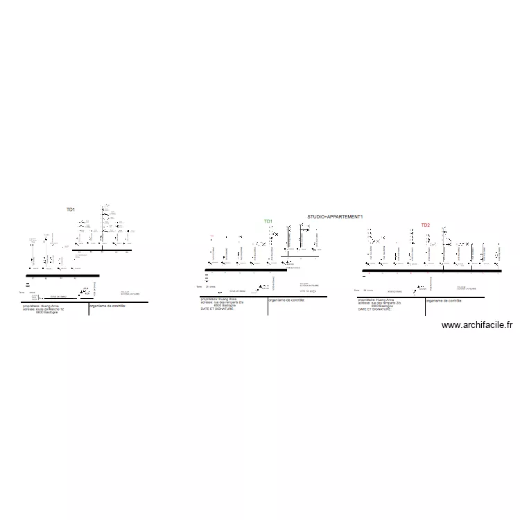 ADECO UNIFILAIRE+STUDIO. Plan de 