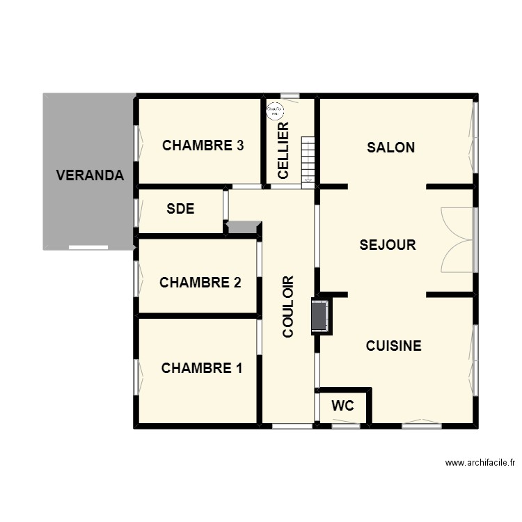 LUCAS RDC. Plan de 0 pièce et 0 m2