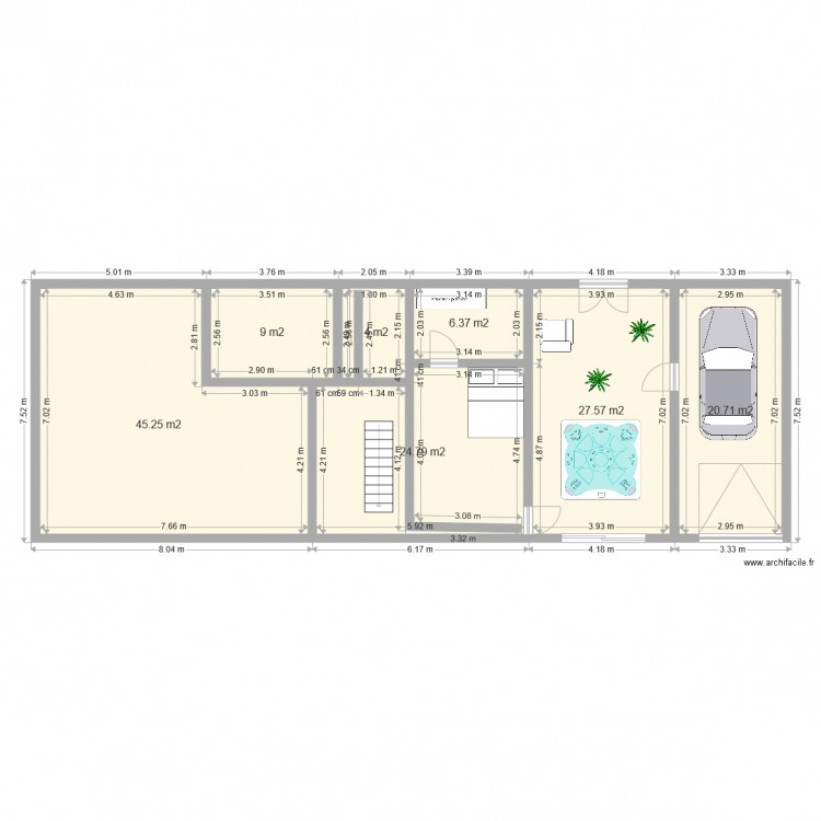 maisonquater. Plan de 0 pièce et 0 m2