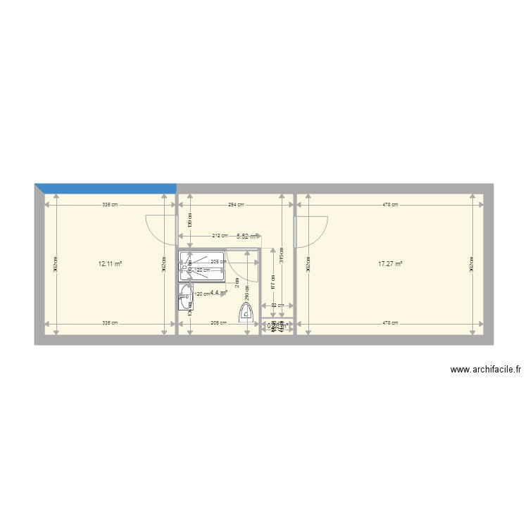 DORMOY DOUCHE 120 SANS HAUTEUR 180. Plan de 0 pièce et 0 m2