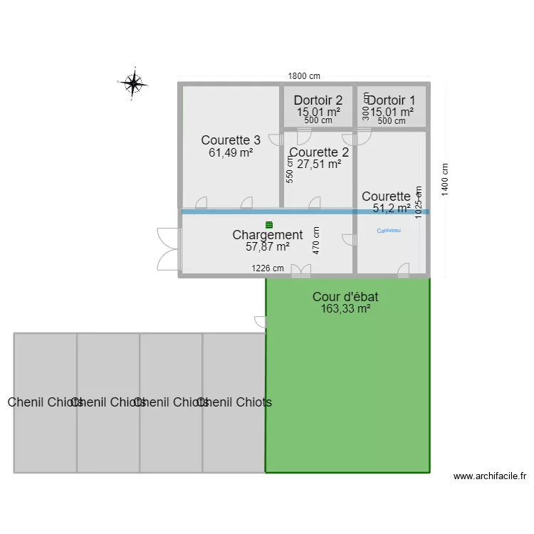 Chenil 4. Plan de Chenil 4. Plan de