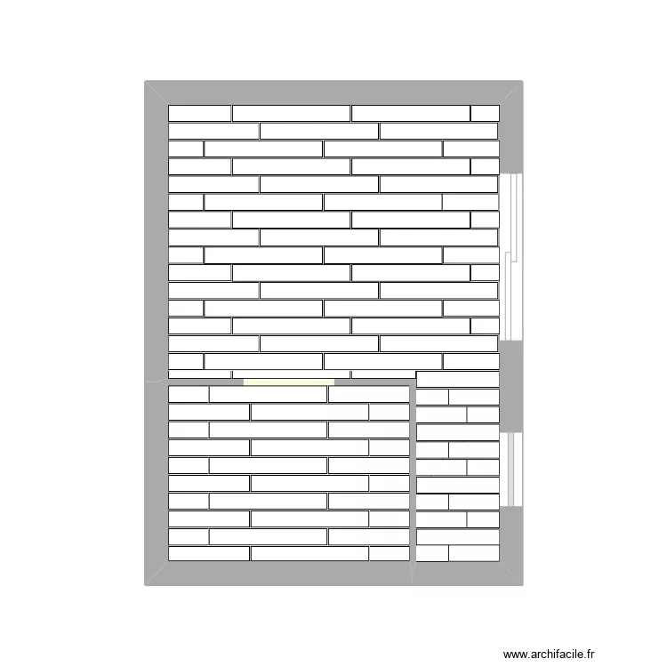 chambre 1. Plan de 