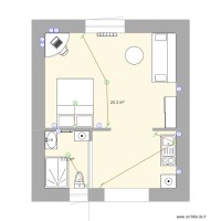 plan d'appartement etudiant