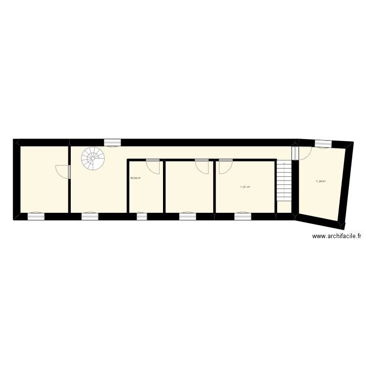 SVM 1er étage. Plan de 0 pièce et 0 m2