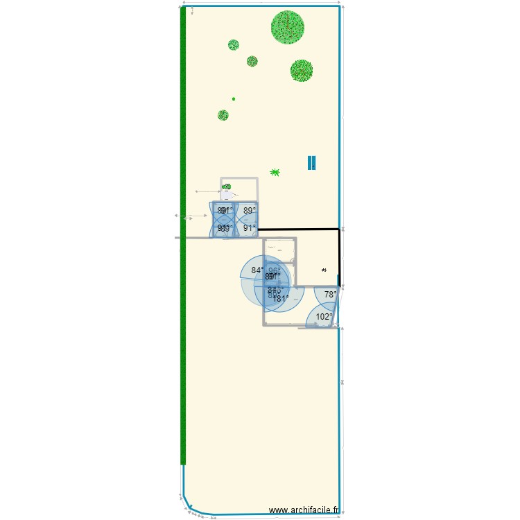 Garage nouvelle version. Plan de 4 pièces et 179 m2