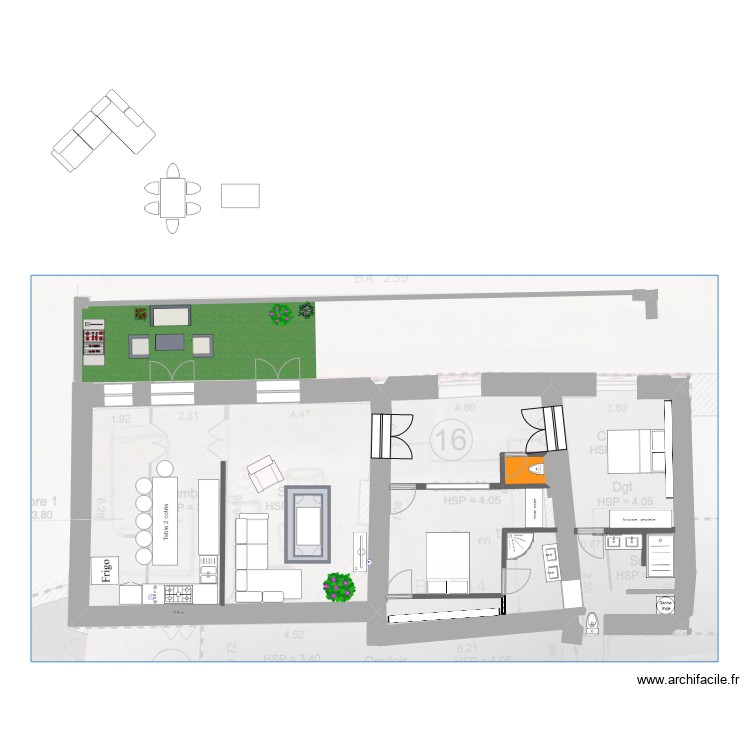maison clermont. Plan de 0 pièce et 0 m2