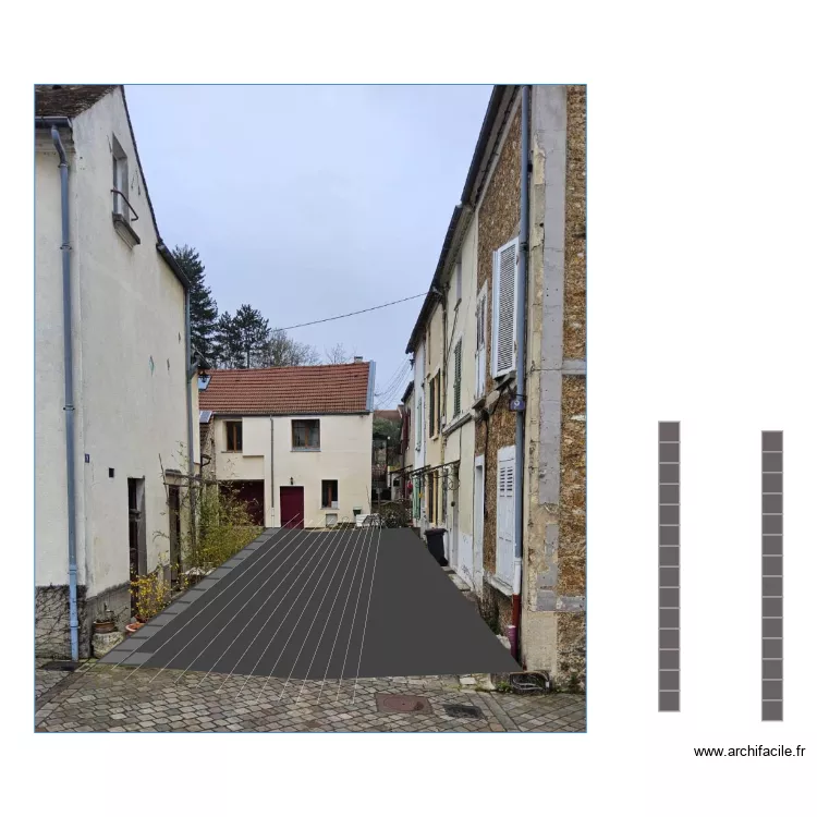 Cour après. Plan de Cour après. Plan de