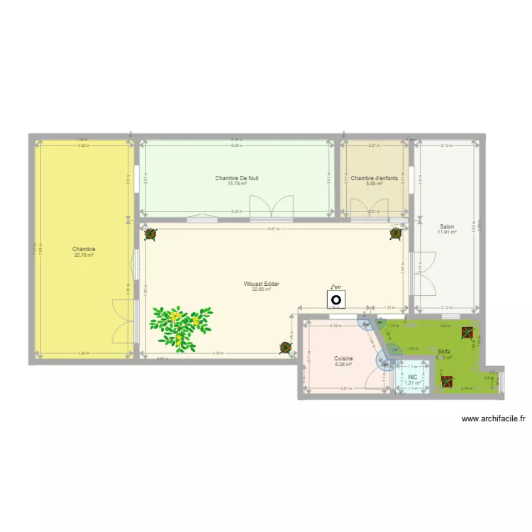 DAR ARBI. Plan de 